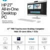 61Q4ZmeO7EL._AC_SL1500_.jpg HP All-in-One Desktop - 27'' FHD Touchscreen Computer, Windows 11 Pro, Intel 12-core Ultra 7 155U(Beats i7-1355U), Wi-Fi 6, Bluetooth, Adjustable Height, Anti-Glare (16GB RAM | 1TB SSD)