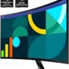 Samsung 27" Essential S3 (S36GD) Series FHD 1800R Curved Computer Monitor, 100Hz, Game Mode, Advanced Eye Comfort, HDMI and D-sub Ports, LS27D366GANXZA, 2024