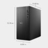Dell 2025 ECT1250 Business Desktop - Intel Ultra 5-225, (10 Core Processor 10 Threads), 32GB DDR5 Memory, 1TB PCIe SSD, Ultra-Quiet Design, Dual 4K Monitor Support, Keyboard and Mouse, Windows 11