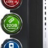 HP EliteDesk 800G4 Desktop Computer | Hexa Core Intel i5 (3.2) | 32GB DDR4 RAM | 1TB SSD Solid State | Windows 11 Professional | Home or Office PC (Renewed)