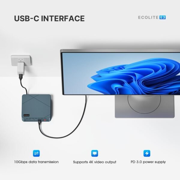 61gMrovAsLL._AC_SL1500_.jpg E3 Mini PC, Intel Twin Lake N150 (Turbo 3.6GHz) Mini Computers, 16GB DDR4 RAM 512GB M.2 SSD Desktop Computers, 4K Dual HDMI, Type-C, WiFi 5, BT 5.0, Micro Desktop PC for Office
