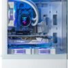 ViprTech Stryker 4.0 Liquid-Cooled PC - AMD Ryzen 7 (4.4GHz Turbo), RTX 4060 8GB, 32GB DDR4 3200, 1TB NVMe SSD, 700W PSU, WiFi BT, Win 11 Pro, RGB, Gaming Desktop Computer Prebuilt, White