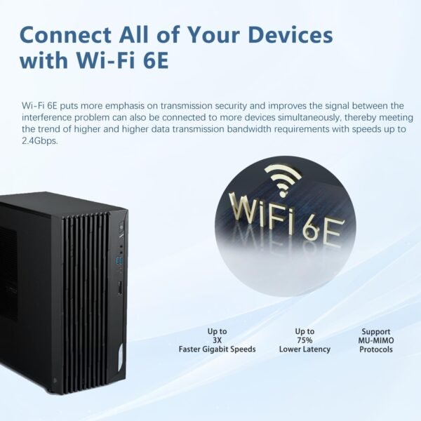 MSI PRO DP180 Business Tower Desktop, Intel i7-13700, 32GB RAM, 1TB SSD, Support 2-Display 4K, HDMI, SD Card Reader, DP Port, DVD-RW, VGA, Wired Keyboard & Mouse, Wi-Fi 6E, Windows 11 Pro