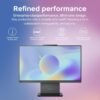 Lenovo ThinkCentre All-in-One Desktop Computer, 23.8” FHD Micro-Edge Display, 13th Gen Intel i7-13620H, 32GB DDR5 SODIMM, 1TB SSD, Webcam, HDMI, RJ-45, Wired Keyboard & Mouse, Wi-Fi 6, Windows 11 Pro