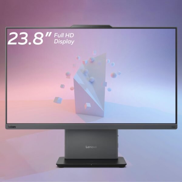 Lenovo ThinkCentre All-in-One Desktop Computer, 23.8” FHD Micro-Edge Display, 13th Gen Intel i7-13620H, 32GB DDR5 SODIMM, 1TB SSD, Webcam, HDMI, RJ-45, Wired Keyboard & Mouse, Wi-Fi 6, Windows 11 Pro