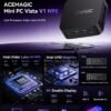 ACEMAGICIAN Vista V1 Mini Pc Computers, 12Th Gen Intel N95 (Beat N100, Up to 3.4Ghz), 16GB DDR4 RAM 512GB SSD Mini Computer, UHD 4K HDMI DP, Dual WiFi/Bt, Gigabit Ethernet Vesa, Home/Office Micro Pc