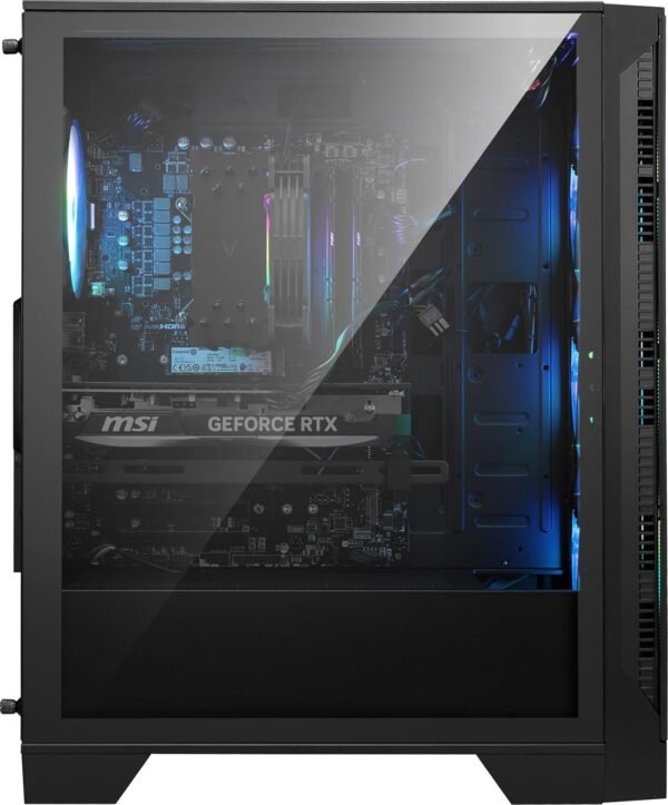 MSI Codex R2 Gaming Desktop: Intel Core i5-14400F, Geforce RTX 5060, 16GB DDR5, 1TB m.2 NVMe SSD, 80+ Gold PSU, WiFi 6E, ARGB Fan Air Cooling, Windows 11 Home: A14NVL5-454US