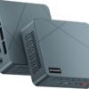 Mini PC E3, Intel Twin Lake N150 Mini Computers Full-Featured USB-C, 16GB DDR4 RAM, 512GB NVMe SSD, 4K Triple Display, 2.5G Gigabit Ethernet Desktop Computers for Office Business