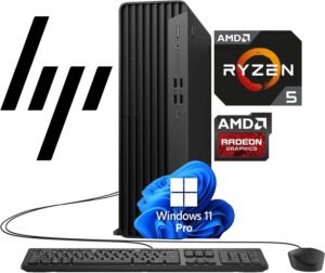 HP Elite SFF G9 Desktop Computer| 6-core 5GHz Ryzen-5 Processor(1.3 HP Elite SFF G9 Desktop Computer| 6-core 5GHz Ryzen-5 Processor(1.3 Times Faster Than Intel i7-1255U) | 16GB DDR5 RAM, 512GB SSD| WiFi| Bluetooth| HDMI, USB, RJ-45| Windows 11 Pro| W/Wired KB & Mouse