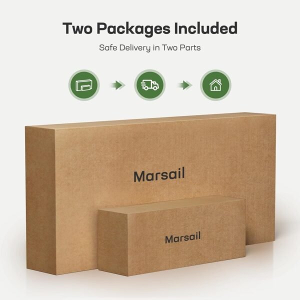 Marsail L-Shaped Executive Standing Desk with File Cabinet, 55" x 24" Electric Height Adjustable Stand up Desk, One-Whole Piece Desktop, Home Office Modern Computer Deskwith 4 Memory Presets