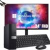 Dell OptiPlex 7050 SFF Desktop Computer PC with New 24" Dell OptiPlex 7050 SFF Desktop Computer PC with New 24" FHD Monitor, Intel Core i5-7500, 16 GB RAM, 512 GB SSD, Keyboard & Mouse, Windows 11 Pro (Renewed)