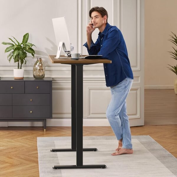 71AT7aLK3LL._AC_SL1500_.jpg ErGear Dual Motor Standing Desk Frame 264 lbs Weight Capacity, 4 Memory Height Settings, Electric Adjustable Legs Compatible Desktop Size 44″-90″, Stand up Desks Frame Workstation, Black Frame Only