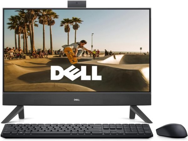 Dell 2025 Inspiron All-in-One Desktop Computer, 24" LED Low Blue Light Display, 7000 Series Ryzen 7330U, Ultra-Quiet Design, 32GB RAM, 1TB PCIe SSD, Wi-Fi 6, HDMI, Wireless KB & Mouse, Windows 11