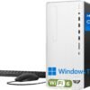 HP Pavilion Tower Desktop Computer, Intel 8-Core i7-10700F up to HP Pavilion Tower Desktop Computer, Intel 8-Core i7-10700F up to 4.8GHz, 32GB DDR4 RAM, 1TB PCIe SSD, GeForce GT 610 2GB, WiFi 6, Bluetooth, RJ-45, Type-C, KB & Mouse, White, Windows 11 Pro, Tichang