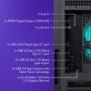 Alienware Aurora Gaming Desktop ACT1250 - Intel Core Ultra 9 285 Processor, Liquid Cooled, NVIDIA GeForce RTX 5080, 32GB DDR5 RAM, 1TB SSD, 1000W Platinum Rated PSU, Win 11 Home - Clear Panel