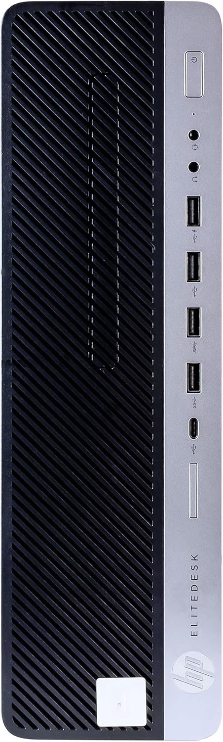 HP EliteDesk 800G4 Desktop Computer | Hexa Core Intel i5 (3.2) | 32GB DDR4 RAM | 1TB SSD Solid State | Windows 11 Professional | Home or Office PC (Renewed)