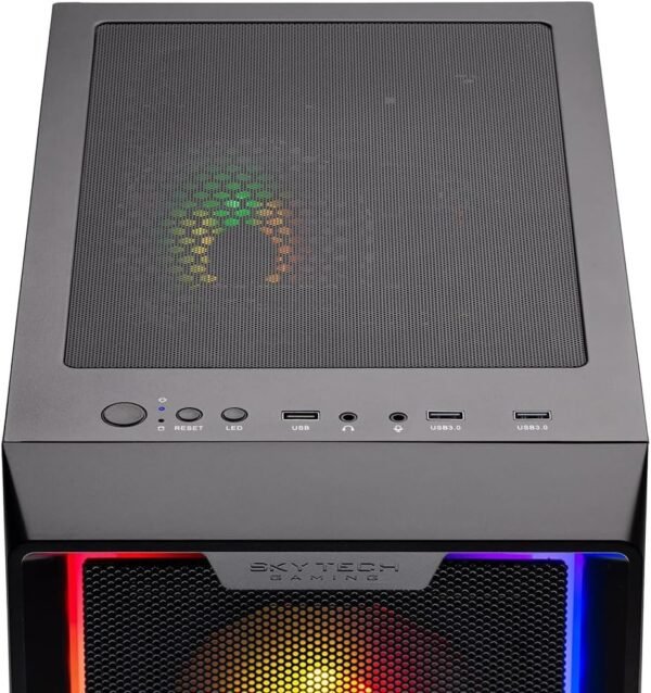 71OyNPTOYGL._AC_SL1200_.jpg Skytech Gaming Nebula Desktop PC, Ryzen 7 7700 3.8 GHz (5.3GHz), NVIDIA RTX 5060, 1TB NVMe SSD, 16GB DDR5 RAM 6000, 650W Gold PSU, Wi-Fi, Win 11