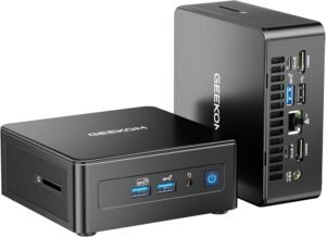 GEEKOM IT15 Mini PC, The Most Powerful with 15th Gen GEEKOM IT15 Mini PC, The Most Powerful with 15th Gen Intel Ultra 9 285H, 32GB DDR5 2TB NVMe SSD, Intel Arc 140T GPU(99 Tops), WiFi 7, 8K Quad Display, Win 11 Pro, SD Slot, Editing/Programming/Office