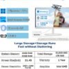 HP All-in-One Computer - 21.5'' FHD Anti-Glare Display, Home Desktop PC, Win 11 Pro, Wired KB & Mouse, Wi-Fi 6, Bluetooth, Intel Celeron J4025, HD Webcam (32GB RAM | 1TB SSD)