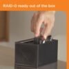 WD 16TB My Book Duo Desktop RAID External Hard Drive HDD, USB 3.1, With Password Protection and Auto Backup Software - WDBFBE0160JBK-NESN