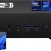 ASUS ExpertCenter PN65 AI-Optimized Business Mini Desktop, 16-Core Intel Ultra 7 155H, 64GB DDR5 RAM, 1TB SSD, Support 3-Display 4K, HDMI, Type-C, RJ-45, Wi-Fi 7, Windows 11 Pro, Black