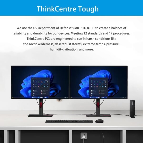 71YiZdApoyL._AC_SL1500_.jpg Lenovo ThinkCentre M70q Tiny Business Desktop, Intel 10-Core i5-14400T, 32GB DDR5, 1TB SSD, HDMI, DP, Wi-Fi 6E, Support 3-Monitor 4K, Wired KB & Mouse, Win 11 Pro, Bundle ADATA 64GB USB Flash Drive