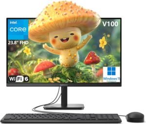 Lenovo 24" All-in-One Desktop Computer for Home Office, Intel 4-Core Lenovo 24" All-in-One Desktop Computer for Home Office, Intel 4-Core Processor (Beat i3-1110G4), FHD Display, 16GB DDR4 RAM, 512GB PCIe SSD, WiFi 6, Bluetooth, Business AIO, Windows 11 Pro, Vent-Hear