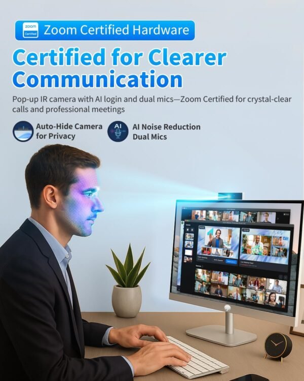 71fOtf3MwL._AC_SL1500_.jpg HP 27" All-in-One Desktop Computer | FHD Touchscreen | Intel Ultra 7‑155U | AI‑Enhanced Display, Facial Login | Privacy Pop‑Up Camera | Win 11 Pro, w/Accessories | 64GB DDR5 + 2TB SSD