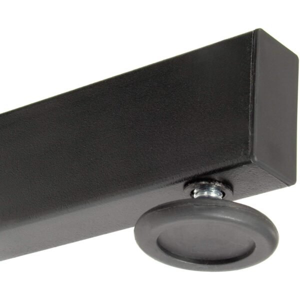 Global Industrial 48" W x 24" D x 30" H Office Pedestal Desk with 3 Drawers, Faux-Wood Laminate Gray Desktop, Black Steel Frame, 2 Box Drawers & 1 File Drawer