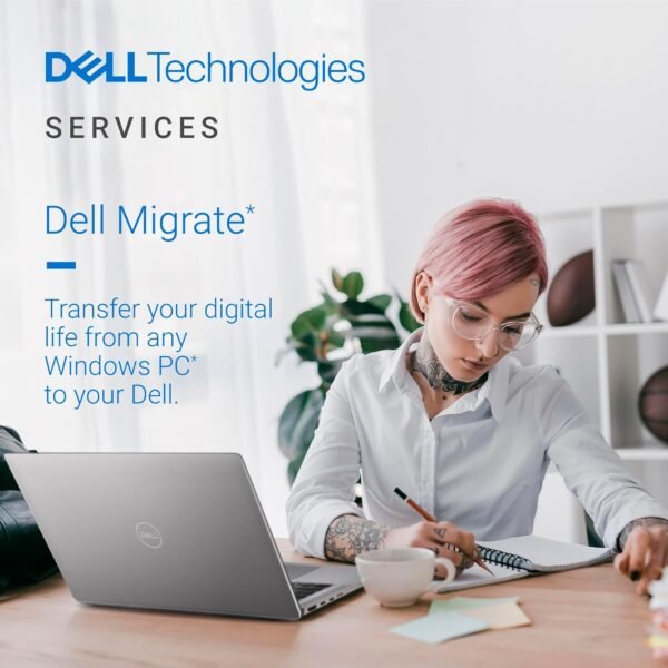 71gvnEjCejL._AC_SL1500_.jpg Dell Inspiron 5430 All in One Desktop - 23.8-inch FHD (1920 x 1080) Display, Intel Core 5-120U, 8GB DDR4 RAM, 512GB SSD, Intel Graphics, Windows 11 Home, Onsite & Migrate Service - White