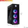 71jxIZ6DUBL._AC_SL1500_.jpg HP OMEN 45L Gaming Desktop, Intel Core Ultra 7 265K, 32 GB RAM, 2TB SSD, NVIDIA GeForce RTX 5080, Windows 11 Pro, Microsoft Copilot, Tempered Glass, GT22-3080 (2025)