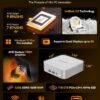 GEEKOM A8 Mini PC with AMD Ryzen 7 8745HS, 32GB DDR5 5600MHz 1TB PCIe 4.0 NVMe SSD, Windows 11 Pro Desktop Computer for Home&Business, Radeon 780M, USB4, 8K UHD, 4 Display | WiFi 6E, BT5.2, 2.5G LAN