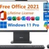 Lenovo All-in-One AIO Desktop, 23.8" FHD, Free Microsoft Office, Copilot Lenovo All-in-One AIO Desktop, 23.8" FHD, Free Microsoft Office, Copilot AI Chat, 13th Gen Intel 5-Core U300 4.4GHz, 16GB DDR5, 1TB SSD, Ethernet, USB-C, WiFi-6, Wireless KB&Mouse, Windows 11 Pro