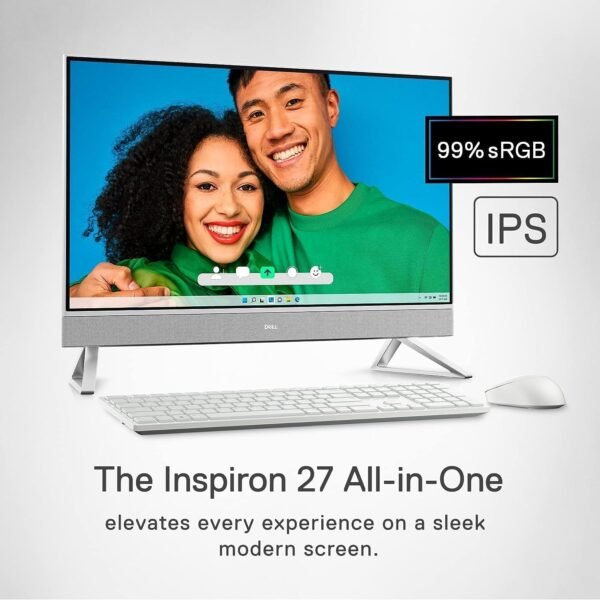 71oPOYQnr2L._AC_SL1500_.jpg Dell Inspiron 7000 Series All-in-One Desktop, 27" FHD Touchscreen, Core 7-150U Up to 5.4 GHz, GeForce MX570A, 64 GB RAM, 4 TB SSD, Wi-Fi 6E, Wireless KB & Mouse, Win 11 Pro + Office Lifetime License