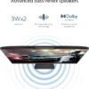 ASUS M3402 All-in-One, 23.8” FHD Touch Display, AMD Ryzen™ 5 7520U Processor, 16GB RAM, 512GB SSD, Windows 11 Home, Kensington Lock, Black, M3402WFA-PB504T