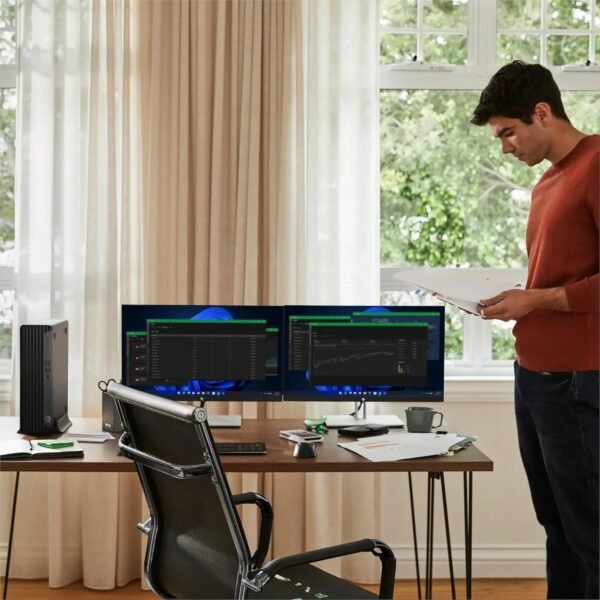 71veZ-tfHL._AC_SL1500_.jpg HP Elite SFF G9 Desktop Computer| 6-core 5GHz Ryzen-5 Processor(1.3 Times Faster Than Intel i7-1255U) | 16GB DDR5 RAM, 512GB SSD| WiFi| Bluetooth| HDMI, USB, RJ-45| Windows 11 Pro| W/Wired KB & Mouse