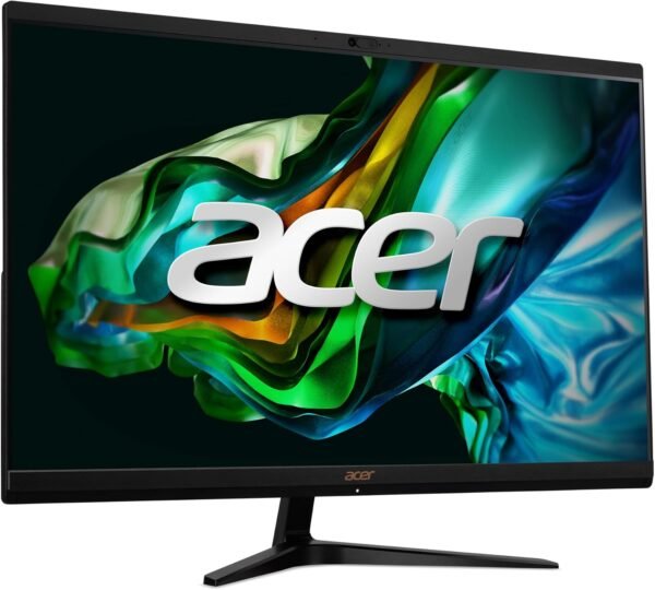acer Aspire C27-1800-UR12 AIO Desktop | 27 Inch Full HD IPS Display | Intel Core i5-12450H | UHD Graphics | 16GB DDR4 | 1TB PCIe Gen 4 SSD | Wireless Wi-Fi 6E | Wireless Keyboard & Mouse