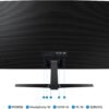 Samsung 27" Essential S3 (S36GD) Series FHD 1800R Curved Computer Monitor, 100Hz, Game Mode, Advanced Eye Comfort, HDMI and D-sub Ports, LS27D366GANXZA, 2024