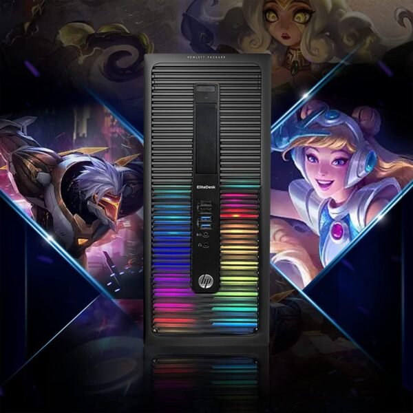 HP Gaming PC Desktop Computer - Intel Quad I7-6700 up to 4.0GHz, GeForce GTX 1660S 6G, 32GB DDR4 Memory, 128G SSD + 3TB, RGB Keyboard & Mouse, WiFi & BT 5.0, Win 11 Pro (Renewed)