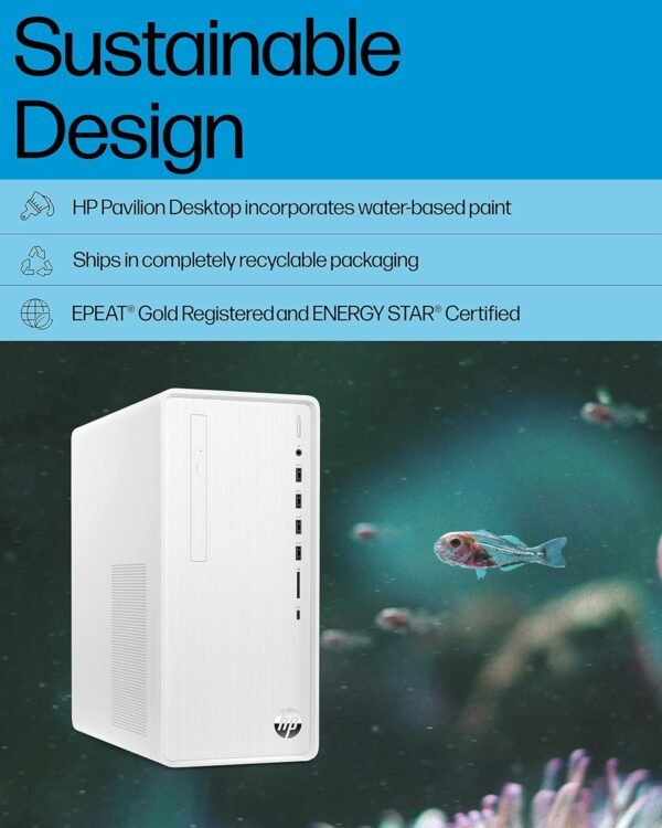 815nEMdDyL._AC_SL1500_.jpg HP Pavilion TP01-3016 Home & Business Desktop, 12th Gen Intel® Core i5-12400, 12 GB DDR4 RAM, 512 GB SSD,Wi-Fi 6 + and Bluetooth® 5.2, Sleek and Compact Tower Design, No Optical Drive (Renewed)