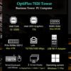 Dell OptiPlex 7020 Desktop, 7000 Tower PC Computers, Intel 6-Core i5-12500 (Beat i7-11700), 32GB DDR5 RAM, 1TB PCIe SSD, DVDRW, WiFi Adapter, RJ-45, Type-C, HDMI, DisplayPort, Windows 11 Pro