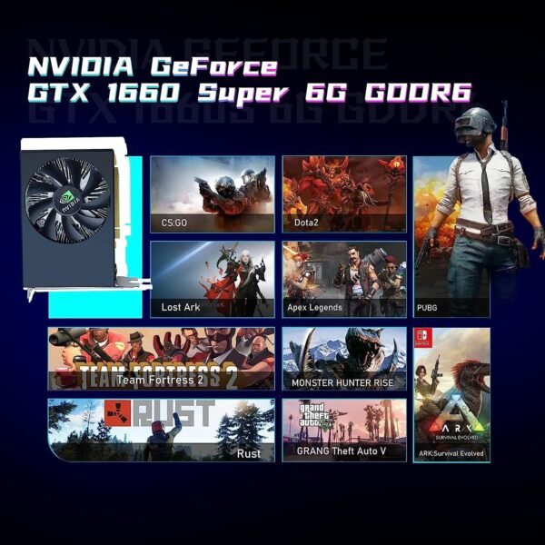 HP Gaming PC Desktop Computer - Intel Quad I7-6700 up to 4.0GHz, GeForce GTX 1660S 6G, 32GB DDR4 Memory, 128G SSD + 3TB, RGB Keyboard & Mouse, WiFi & BT 5.0, Win 11 Pro (Renewed)