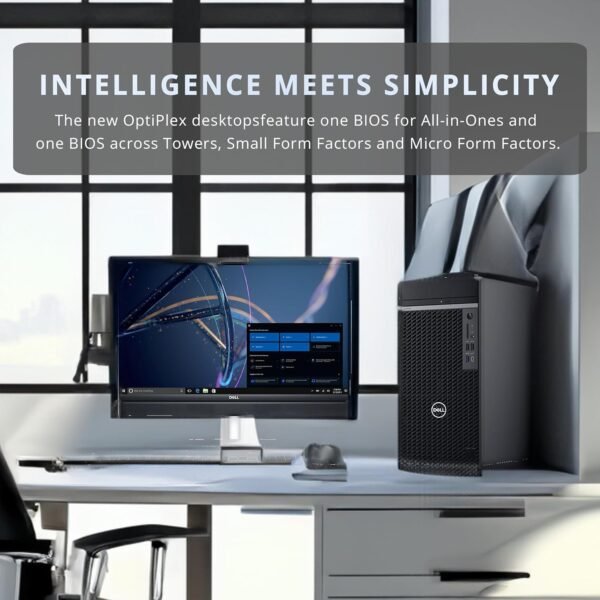 Dell OptiPlex 3000 Tower Business Desktop, Intel i5-12500 Processor, 64GB RAM, 2TB PCIe SSD, Ethernet, WiFi Adapter, KB& Mouse, DVDRW, Windows 11 Pro, Black