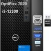Dell OptiPlex 7020 Desktop, 7000 Tower PC Computers, Intel 6-Core i5-12500 (Beat i7-11700), 32GB DDR5 RAM, 1TB PCIe SSD, DVDRW, WiFi Adapter, RJ-45, Type-C, HDMI, DisplayPort, Windows 11 Pro