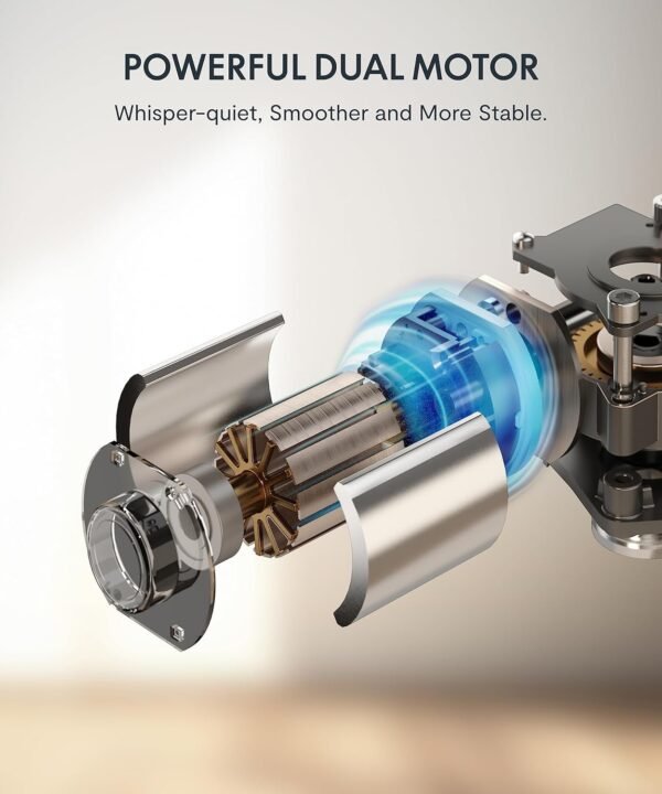 81VuiirASYL._AC_SL1500_.jpg FLEXISPOT E6 Essential Bamboo 3 Stages Dual Motor 72x30 Inch Electric Height Adjustable Standing Whole-Piece Board Desk Sit Stand Up Desk (White Frame + Bamboo Desktop)