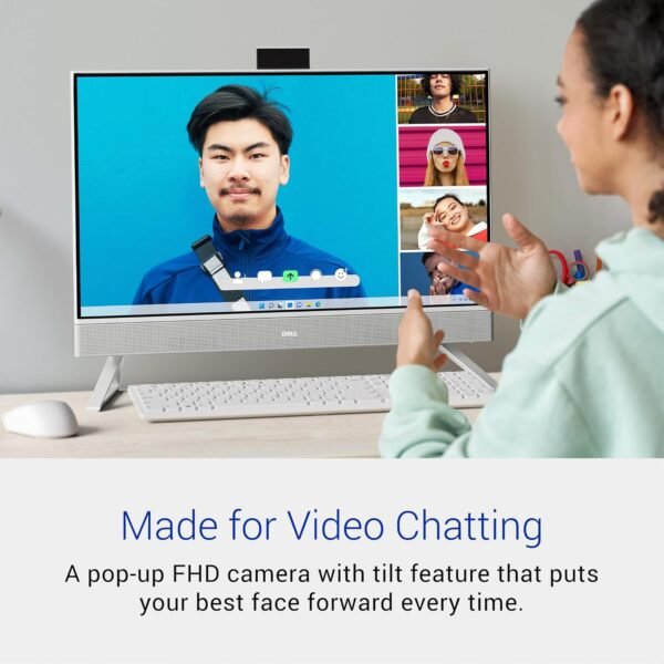 81WpK92u8BL._AC_SL1500_.jpg Dell Inspiron 5430 All in One Desktop - 23.8-inch FHD (1920 x 1080) Display, Intel Core 5-120U, 8GB DDR4 RAM, 512GB SSD, Intel Graphics, Windows 11 Home, Onsite & Migrate Service - White