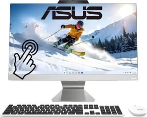 ASUS 2025 All-in-One Desktop, 23.8" FHD Touchscreen, Intel Core i5-1235U(Beats Ryzen 7 5700U), 16GB RAM, 512GB SSD, Intel UHD Graphics, Wi-Fi 6, 720p Camera, HDMI, Keyboard & Mouse, Windows 11 Home