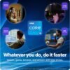 SAAV X1 Prebuilt Gaming PC Desktop with i5 3.4GHz CPU, 16GB RAM, GEFORCE GTX 750 GDDR5 GPU, 512GB NVME, WiFi 6, Bluetooth, Win 10, Mouse Keyboard, PC Gaming Computer Desktop, 1-Year Warranty