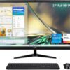 Acer Aspire C27-1700-UA91 AIO Desktop | 27" Full HD IPS Display | 12th Gen Intel Core i5-1235U | Intel Iris Xe Graphics | 16GB DDR4 | 512GB NVMe M.2 SSD | Intel Wireless Wi-Fi 6 | Windows 11 Home