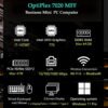 Dell OptiPlex 7020 MFF 7000 Micro Form Factor Mini Business Desktop Computer, 14th Gen Intel 20-Core i7-14700T up to 5.2GHz, 32GB DDR5 RAM, 1TB PCIe SSD, WiFi 6, DisplayPort, HDMI, Windows 11 Pro